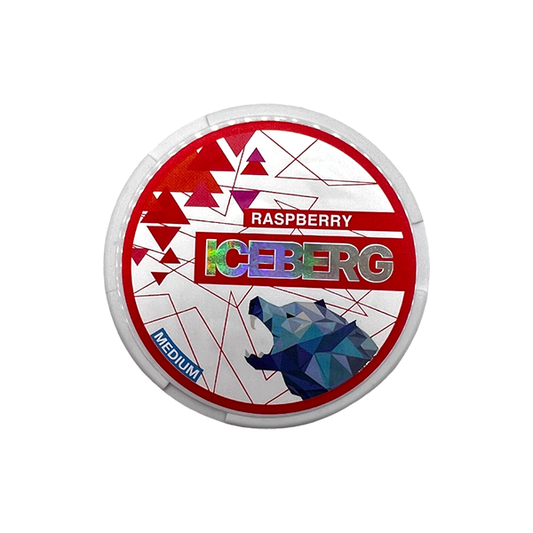 20mg Iceberg Raspberry Nicotine Pouches - 20 Pouches - 2d0116-20