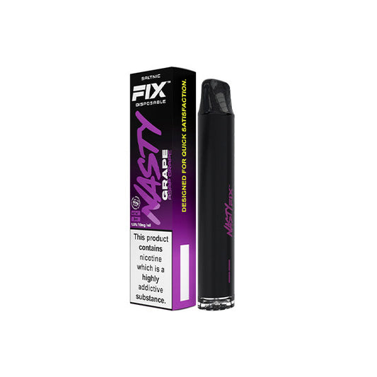 20mg Nasty Air Fix Disposable Vaping Device 675 Puffs - 2d0116-20