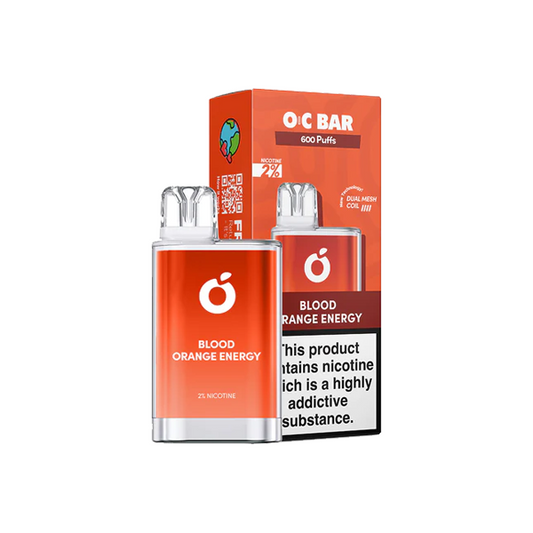 20mg OC Bar Disposable Vape Device 600 Puffs - Vape Center