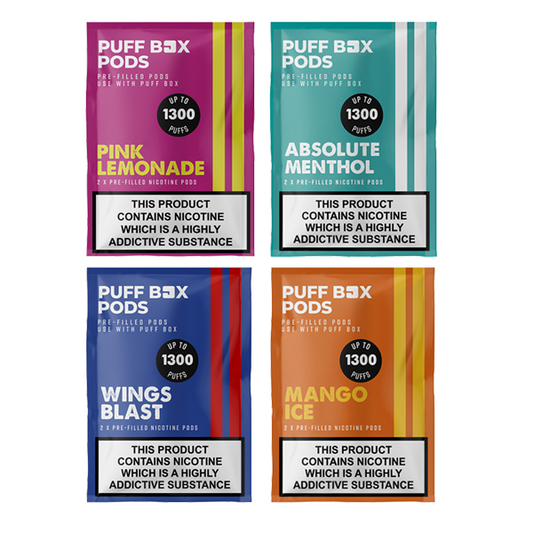 20mg Puff Box Refill Pods 2PCS 2ml - Vape Center