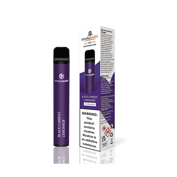 20mg Smoketastic ST600 Bar Disposable Vape Device 600 Puffs - Vape Center