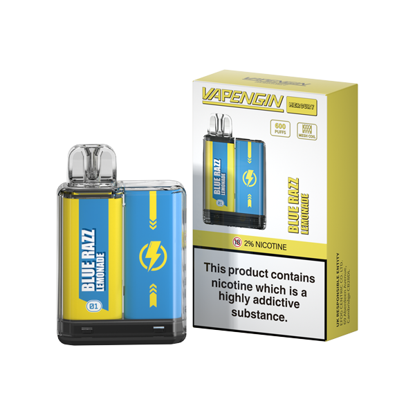 20mg Vapengin Mercury Disposable Vape Device 600 Puffs - Vape Center
