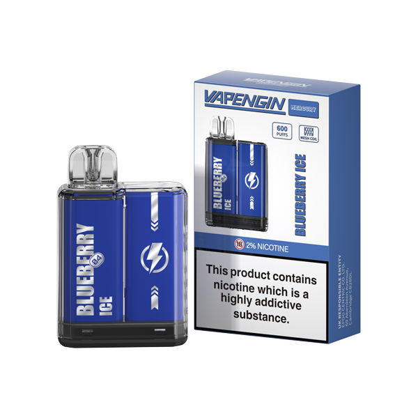 20mg Vapengin Mercury Disposable Vape Device 600 Puffs - Vape Center