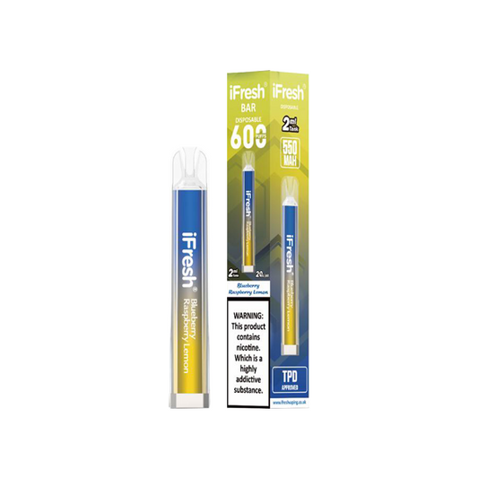 20mg iFresh Crystal Disposable Vape Device 600 Puffs - Vape Center