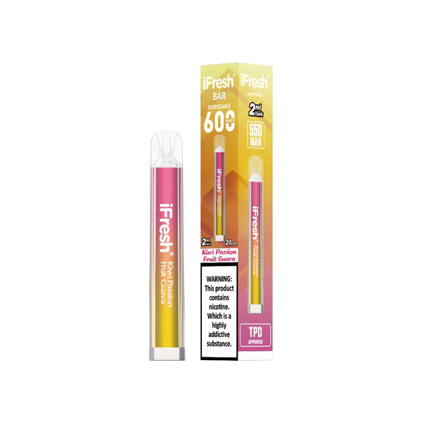 20mg iFresh Crystal Disposable Vape Device 600 Puffs - Vape Center