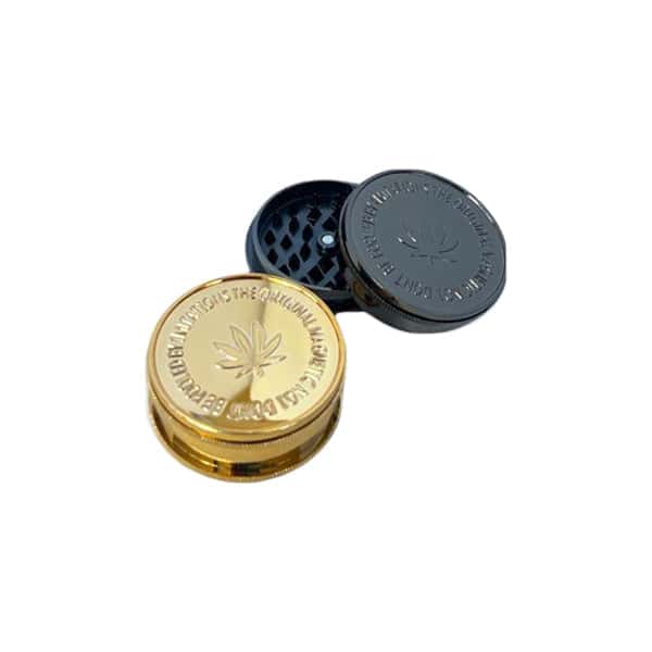 24 x 2 Parts Shiny Plastic Leaf Design Grinders - HX208 - Vape Center