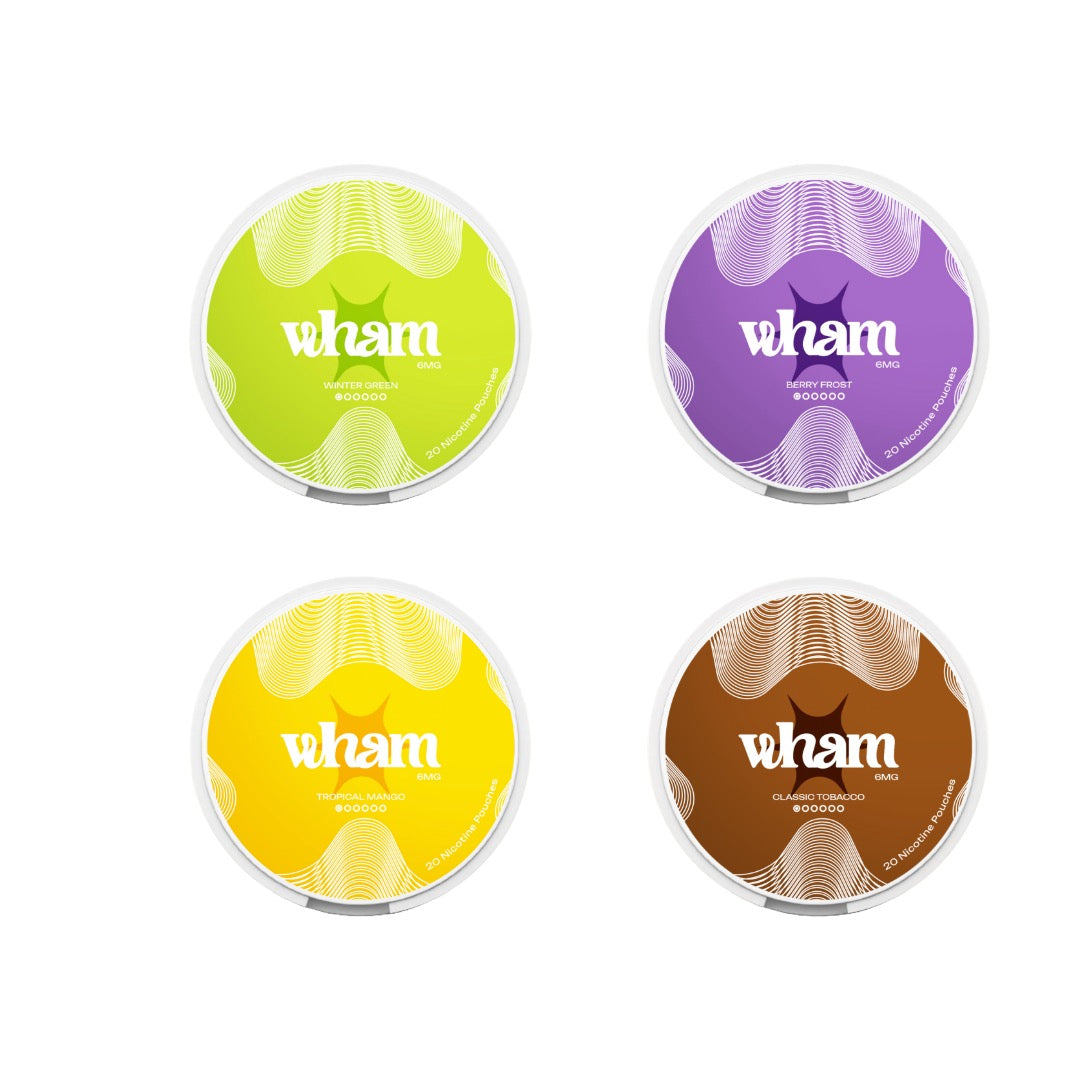 6mg Wham Regular Nicotine Pouch - 20 Pouches