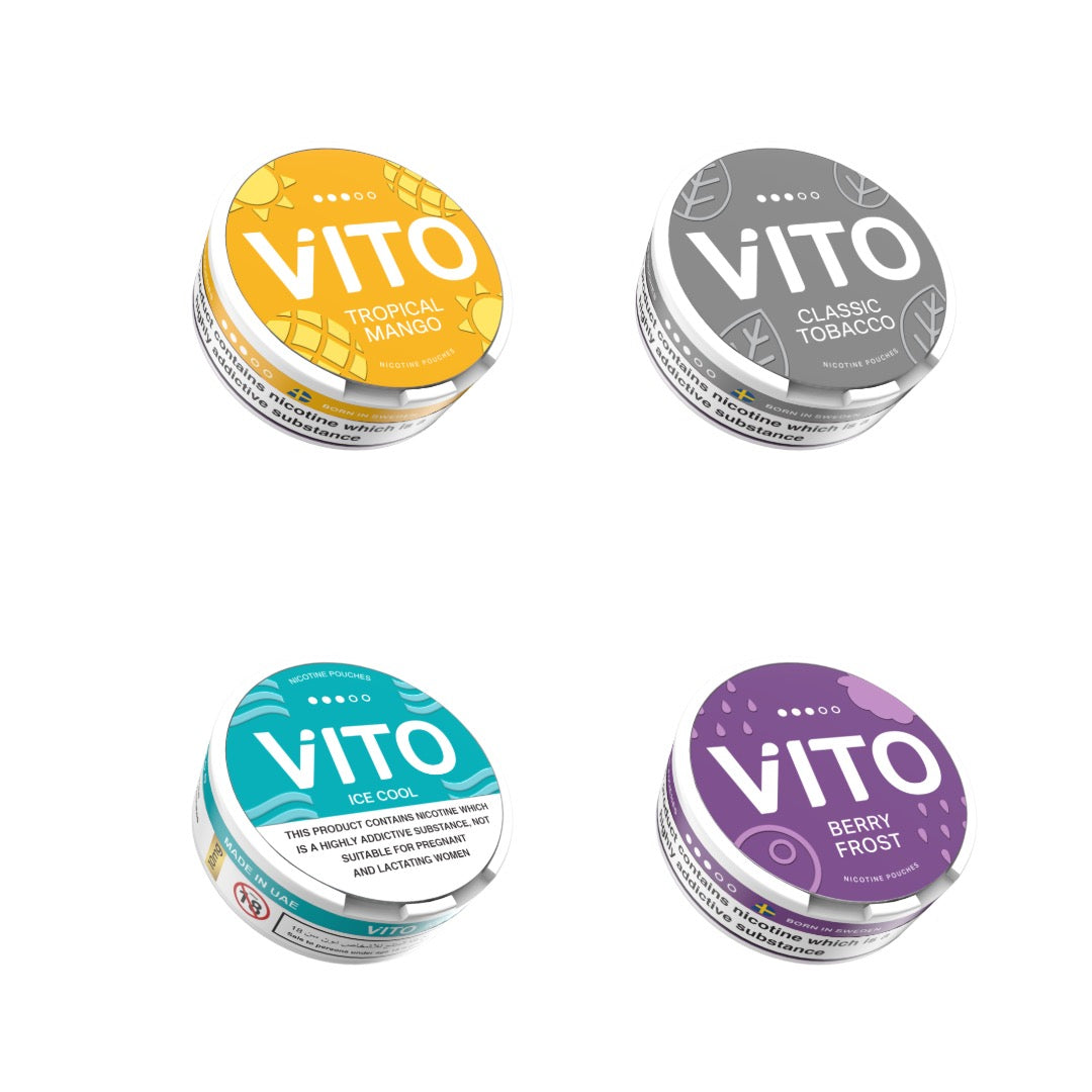 10mg VITO Nicotine Pouches - 20 Pouches