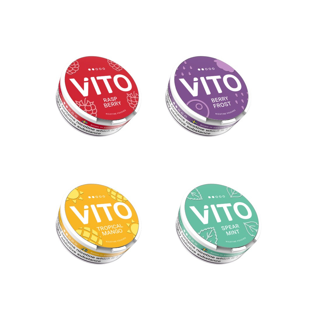 6mg VITO Nicotine Pouches - 20 Pouches