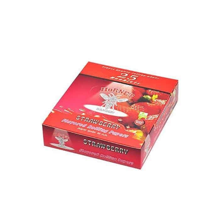 25 Hornet Flavoured King Size Rolling Paper - 12 Flavours - Vape Center