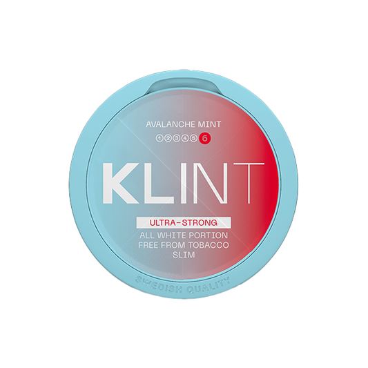25mg Klint Avalanche Mint Nicotine pouch - 20 Pouches - 2d0116-20