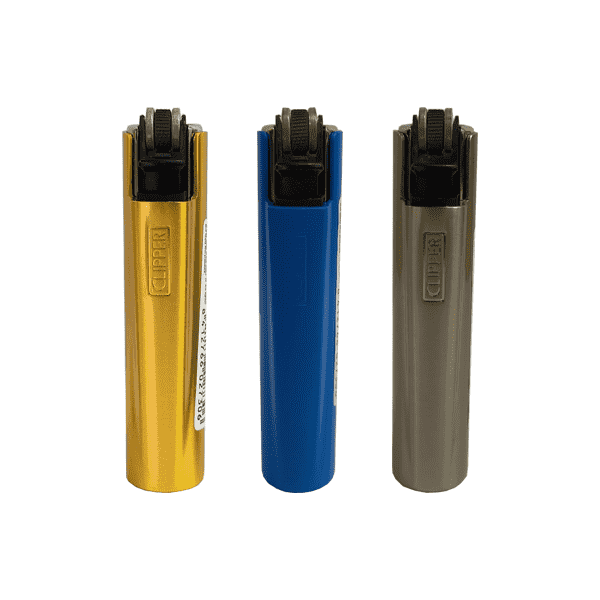 30 Clipper FCP22RH Classic Micro Metal Cover Mix 1 Lighters - FCP0T000UKH - Vape Center