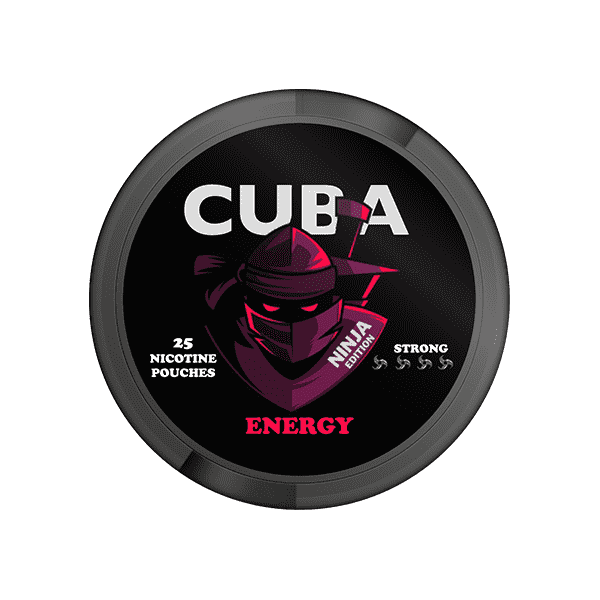 30mg CUBA Ninja Nicotine Pouches - 25 Pouches - Vape Center