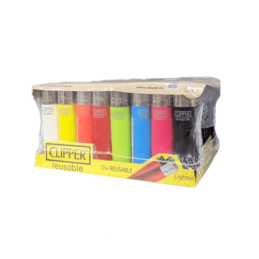 40 Clipper CP11R Classic Large Flint Solid Branded Lighters - CL1C112UKH - Vape Center