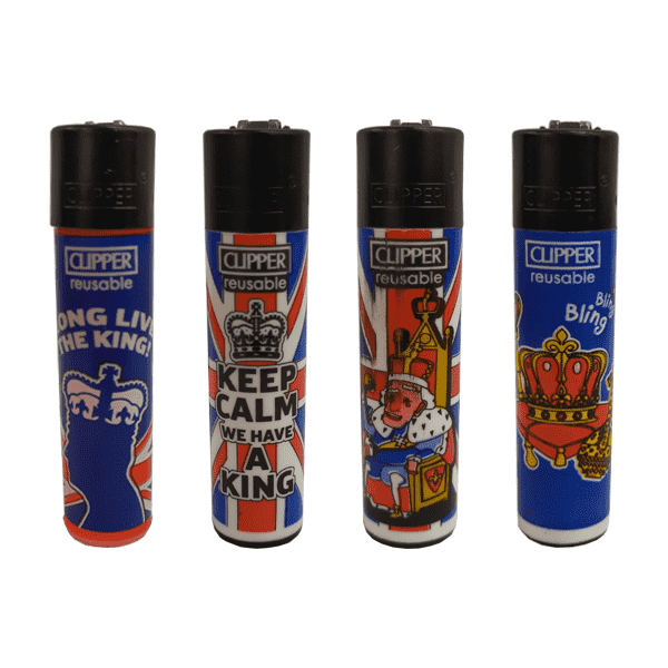 40 Clipper CP11RH Classic Flint King Lighters - CL5C140UKH - Vape Center