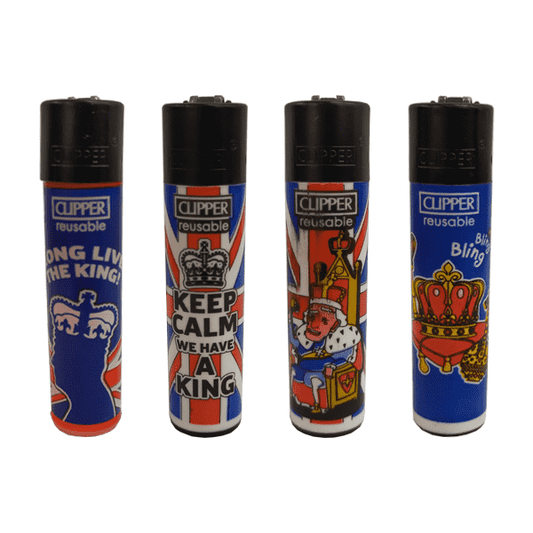 40 Clipper CP11RH Classic Flint King Lighters - CL5C140UKH - Vape Center