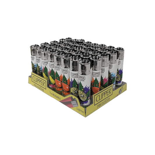 40 Clipper Classic Large Flint Fruit Strains - CL3C1588UK - Vape Center