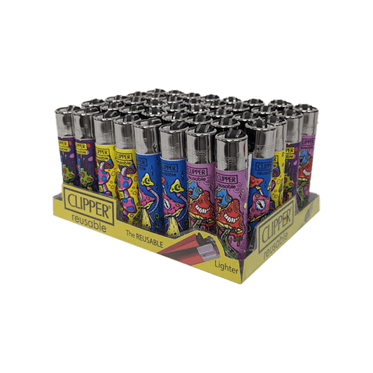 40 Clipper Classic Large Flint Psychedelic Art 2 - CL3C1546UK - Vape Center