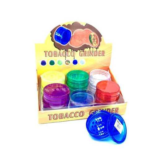 4 Parts Handmuller Plastic 55mm Grinder - HX223 Leaf - Vape Center