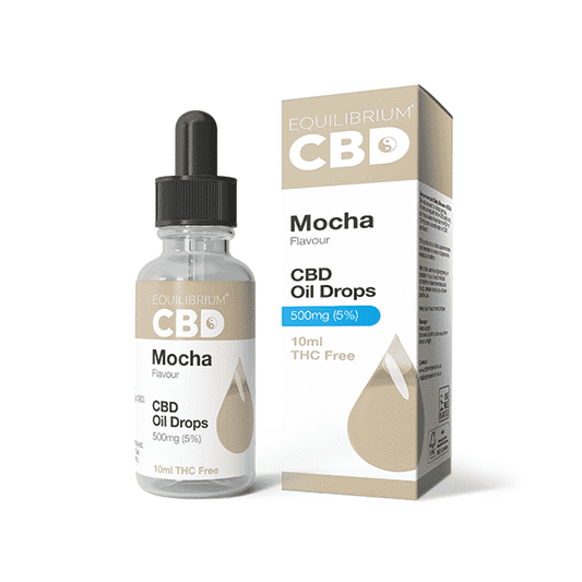 500mg Equilibrium CBD Oil 10ml - Mocha Flavour - Vape Center