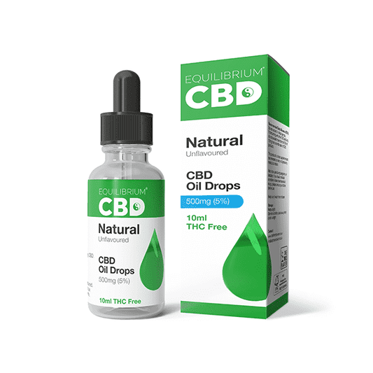 500mg Equilibrium CBD Oil 10ml - Natural Flavour - Vape Center