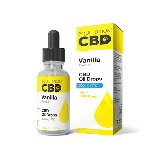 500mg Equilibrium CBD Oil 10ml - Vanilla Flavour - 2d0116-20