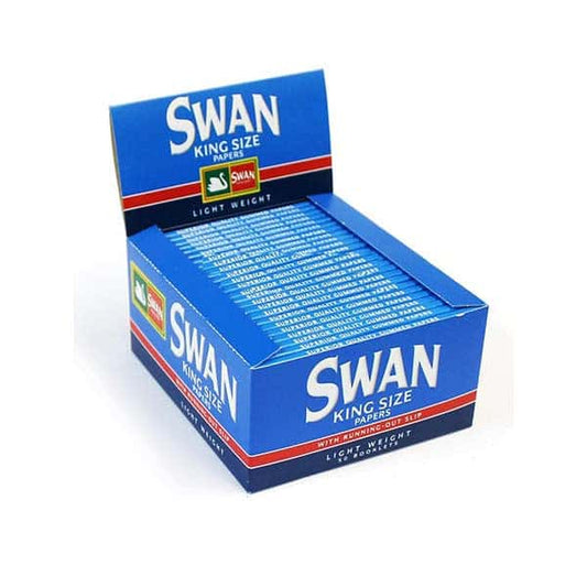 50 Swan Blue King Size Rolling Papers - Vape Center