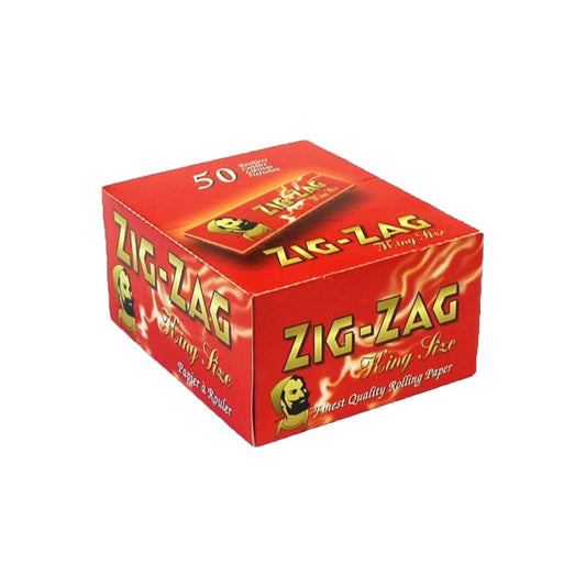 50 Zig-Zag Red King Size Rolling Papers - 2d0116-20