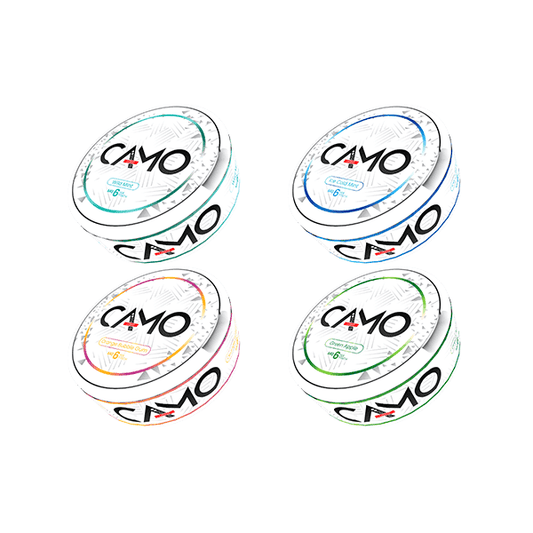 6mg Camo Nicotine Pouches - 20 Pouches - Vape Center