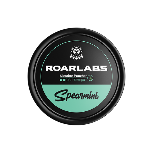 6mg Roar Labs Spearmint Nicotine Pouches - 20 Pouches - 2d0116-20