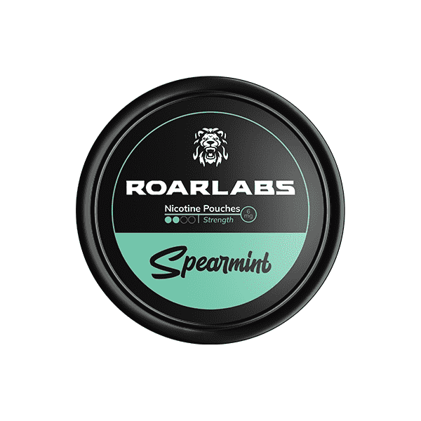 6mg Roar Labs Spearmint Nicotine Pouches - 20 Pouches - Vape Center