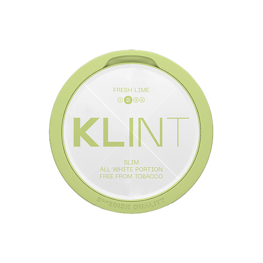 8mg Klint  Fresh Lime Slim Nicotine Pouch - 20 Pouches - 2d0116-20