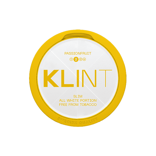 8mg Klint Passion Fruit Slim Nicotine Pouch - 20 Pouches - Vape Center