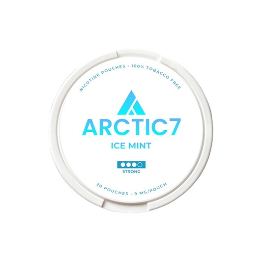9mg Arctic7 Ice Mint Slim Nicotine Pouches - 20 Pouches - 2d0116-20