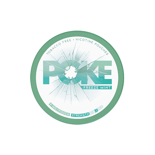 9mg Poke Freeze Mint Nicotine Pouches - 20 Pouches - Vape Center