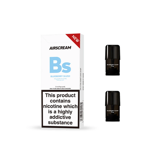 AirsPops By Airscream Pre-filled Replacement Pods 2PCS 1.2ml - 2d0116-20