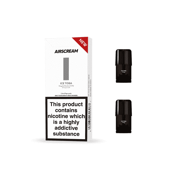 AirsPops By Airscream Pre-filled Replacement Pods 2PCS 1.2ml - Vape Center