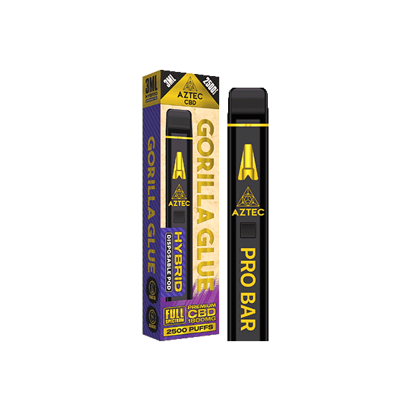 Aztec CBD 1800mg Pro Bar CBD Disposable Vape Device 2500 Puffs - Vape Center