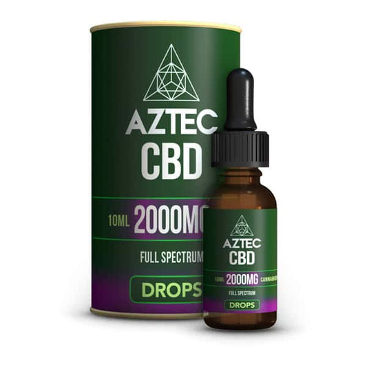 Aztec CBD Full Spectrum Hemp Oil 2000mg CBD 10ml - Vape Center