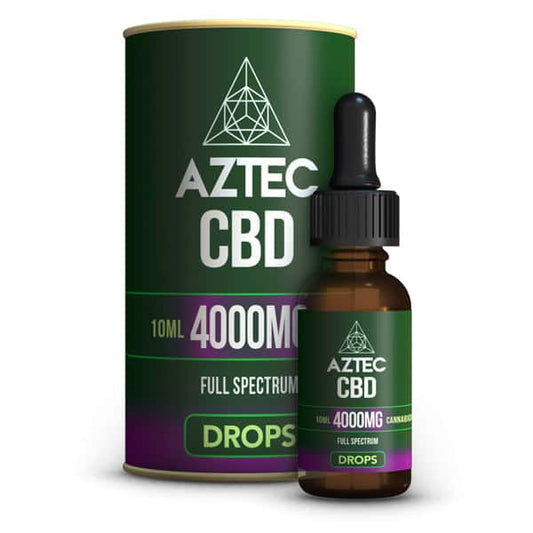 Aztec CBD Full Spectrum Hemp Oil 4000mg CBD 10ml - Vape Center