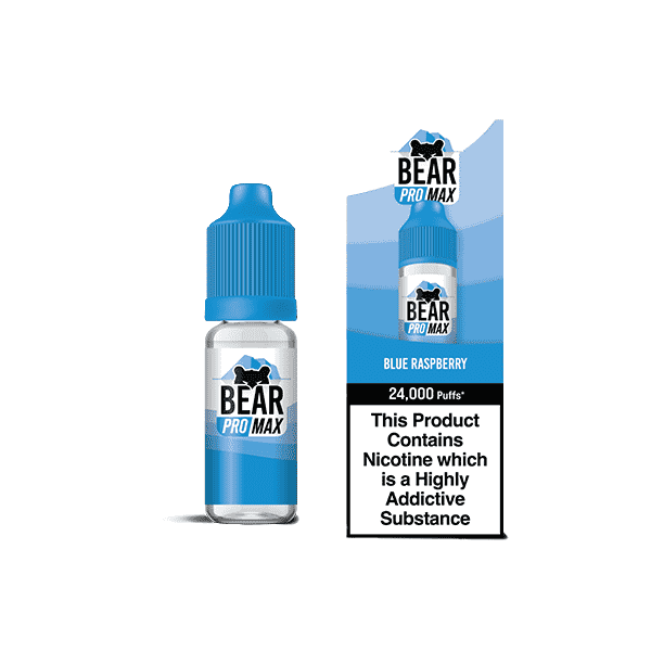 Bear Pro Max 75ml Longfill Bar Series includes 4X 20mg Salt Nic Shots - Vape Center