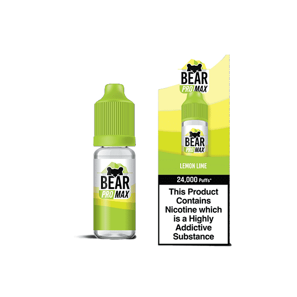 Bear Pro Max 75ml Longfill Bar Series includes 4X 20mg Salt Nic Shots - Vape Center