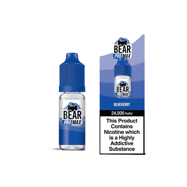 Bear Pro Max 75ml Longfill Bar Series includes 4X 20mg Salt Nic Shots - Vape Center