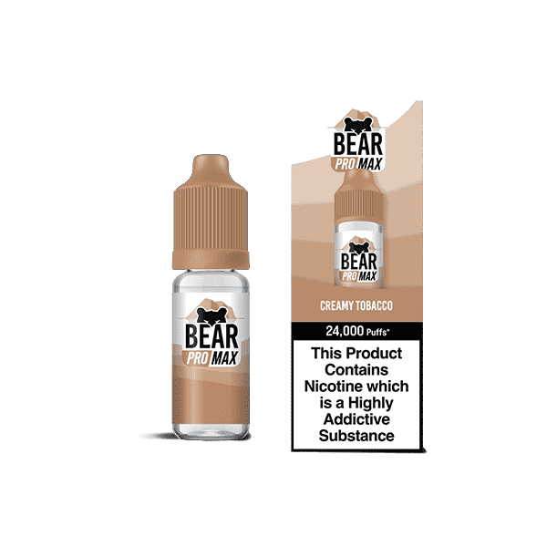 Bear Pro Max 75ml Longfill Bar Series includes 4X 20mg Salt Nic Shots - Vape Center