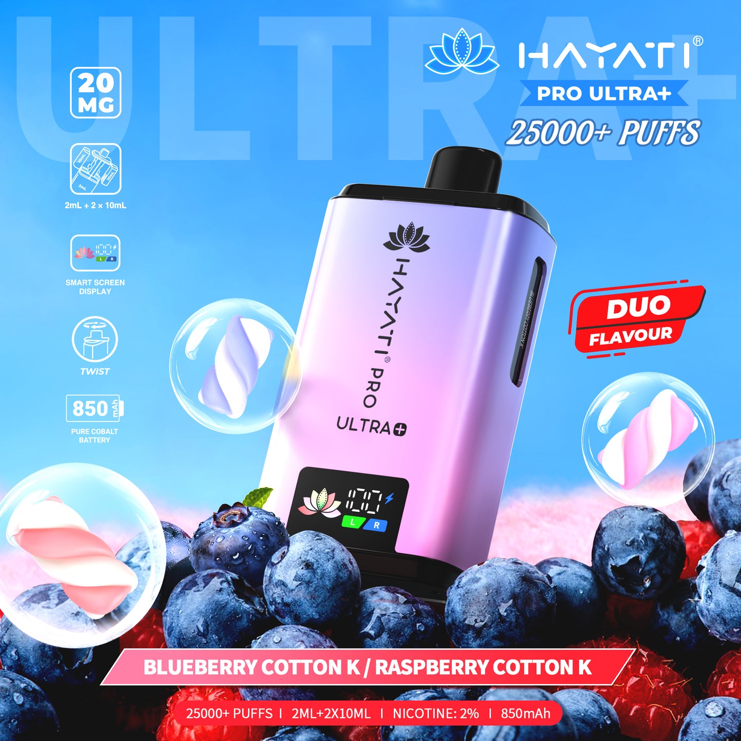 Hayati Pro Ultra+ 25000 - Pod Kit