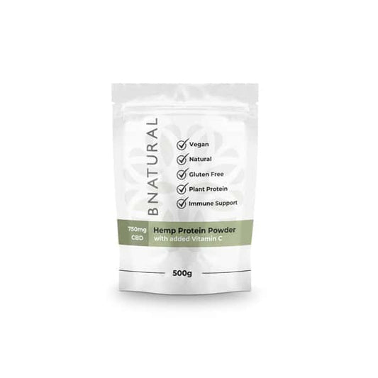 Bnatural 750mg Full Spectrum CBD Hemp Protein Powder - 500g - Vape Center