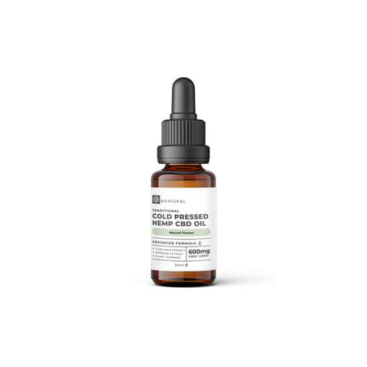 Bnatural Raw Cold Pressed 600mg CBD Hemp Oil - Natural - Vape Center