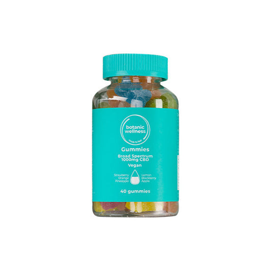 Botanic Wellness 1000mg CBD Gummies - 40 Pieces - 2d0116-20