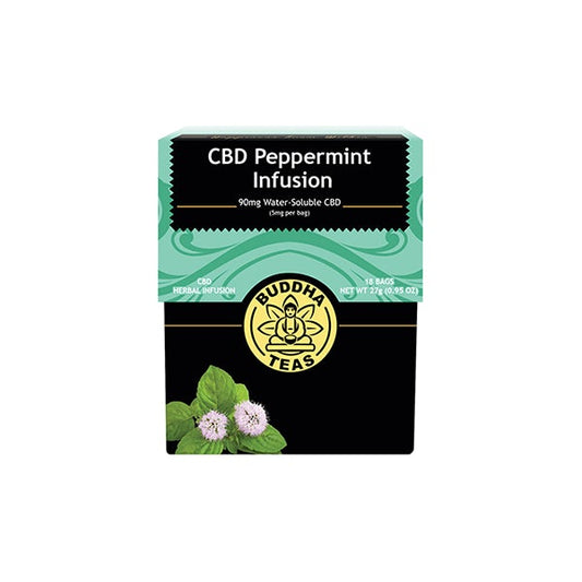 Buddha Teas 5mg CBD Tea Bags - Peppermint Infusion - Vape Center