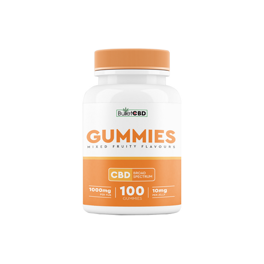 Bullet CBD 1000mg Broad Spectrum CBD Gummies - 100 Pieces - Vape Center